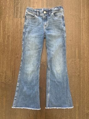 Girls Abercrombie 7/8 flare jeans